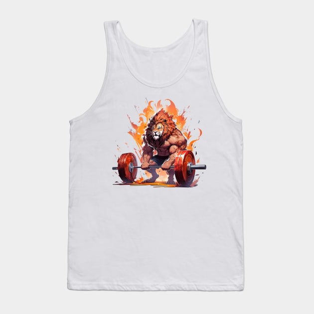 lion Tank Top by enzo studios